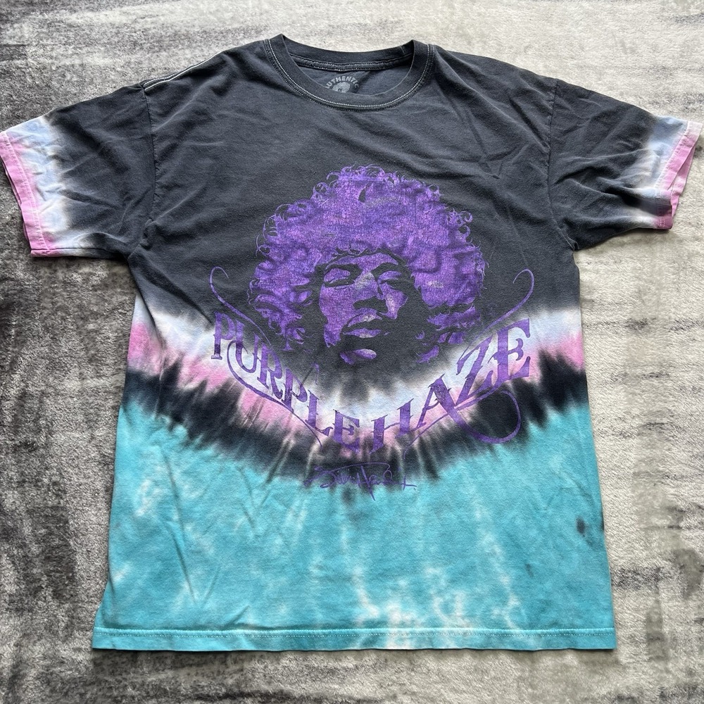 Jimi Hendrix Authentic Tye Dye Purple Haze T-shirt‎ Size Medium